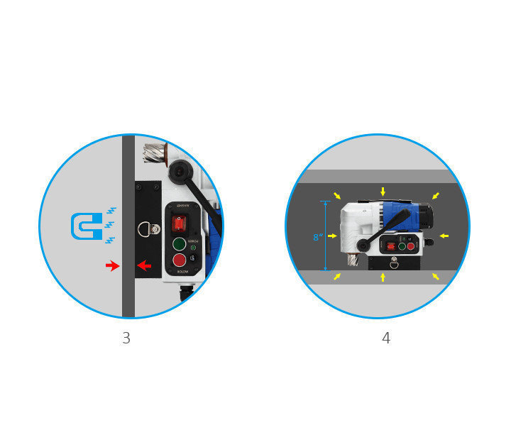 3keego magnetic drilling machine SMD25 highlight 2.